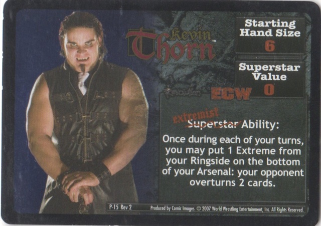 Kevin Thorn Superstar Card